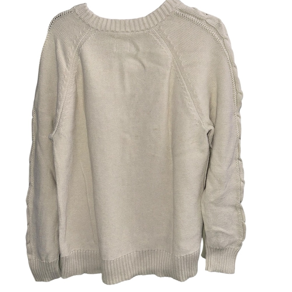 GAP Maternity Beige Knit Sweater Size Large - Picture 2 of 6